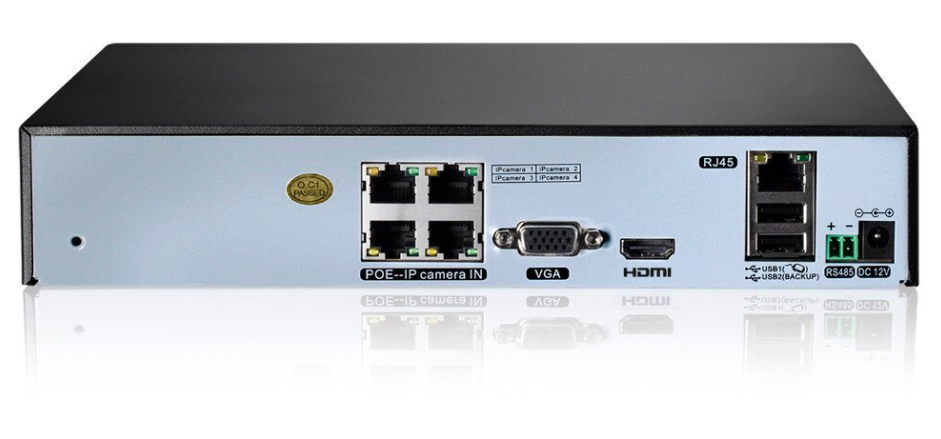 NVR301-04S3-P4 Series 1HDD 4-PoE 1U Network Video Recorder