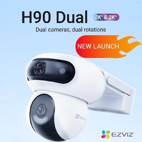 CS-H90-R100-8H44WKFL H90 Dual 2K⁺ Dual Cameras, Dual Rotations