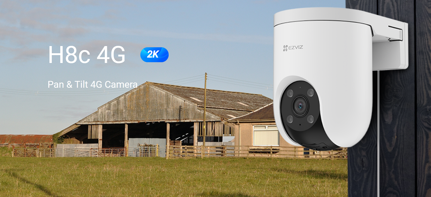 CS-H8c-R200-1K3KFL4GA H8c 4G 2K Pan & Tilt 4G Camera