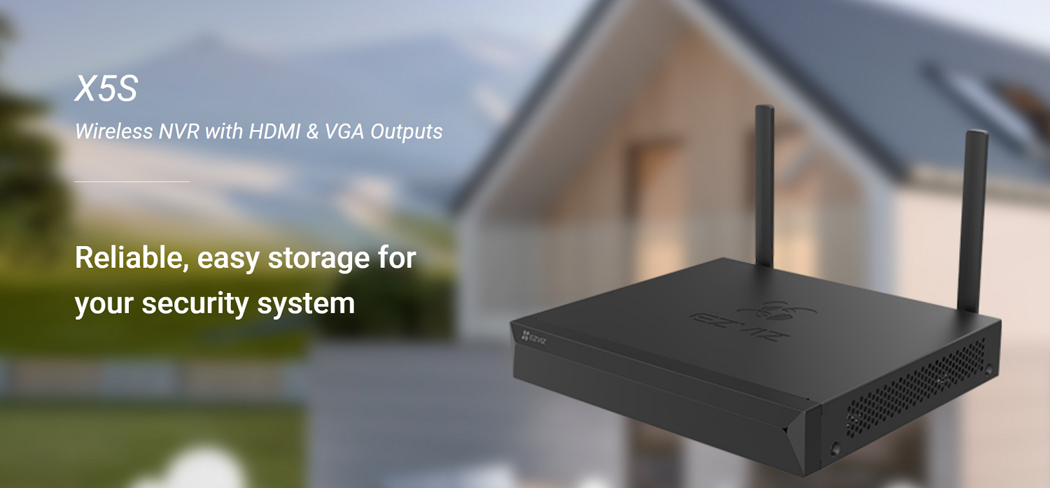 CS-X5S-R100-8W X8S Wireless NVR with HDMI & VGA Outputs