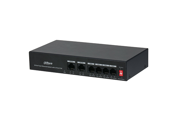 DH-PFS3006-4ET-36 6-Port Fast Ethernet Switch with 4-Port PoE