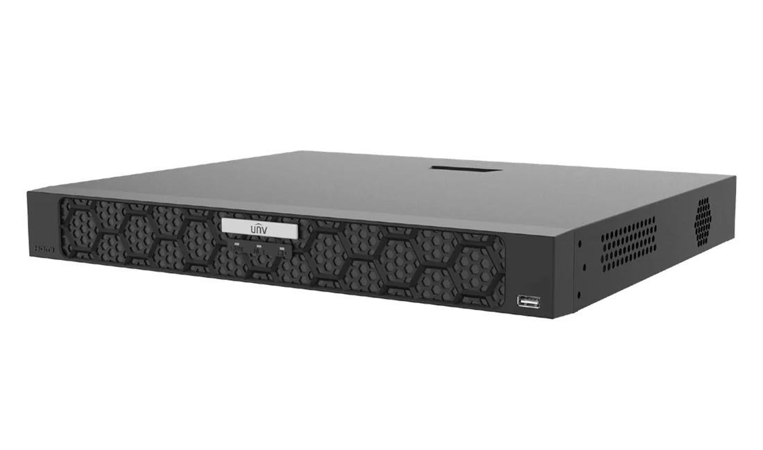 NVR502-16B-P16-IQ 2-HDDs 16-Channels 1U Network Video Recorder (POE)