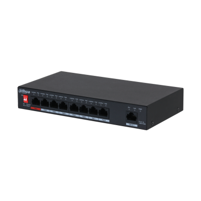 PFS3009-8ET-96 9-Port Unmanaged Desktop Switch with 8 Port PoE