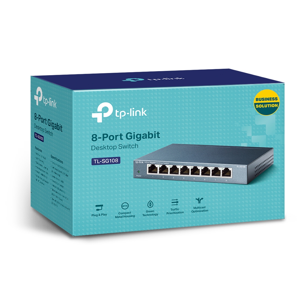 TL-SG608 8-Port Gigabit Desktop Switch